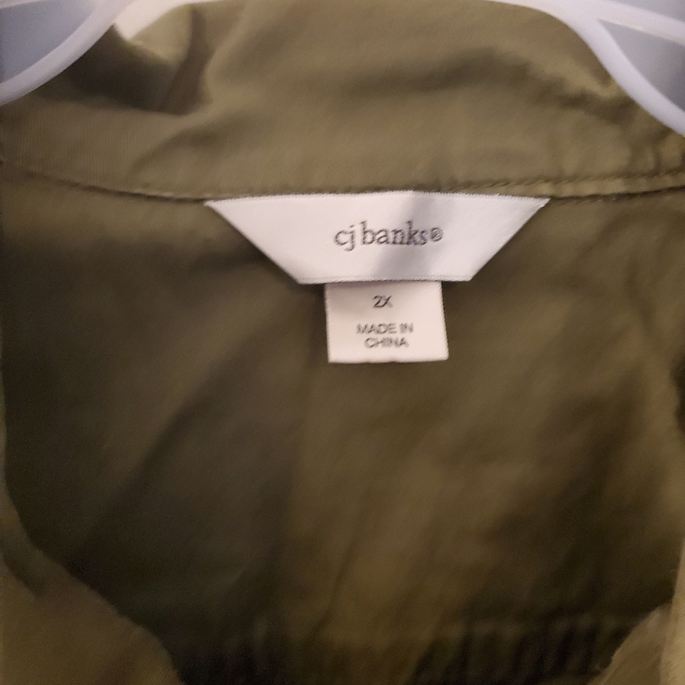 Plus Hunter Green Utility Jacket - image 4